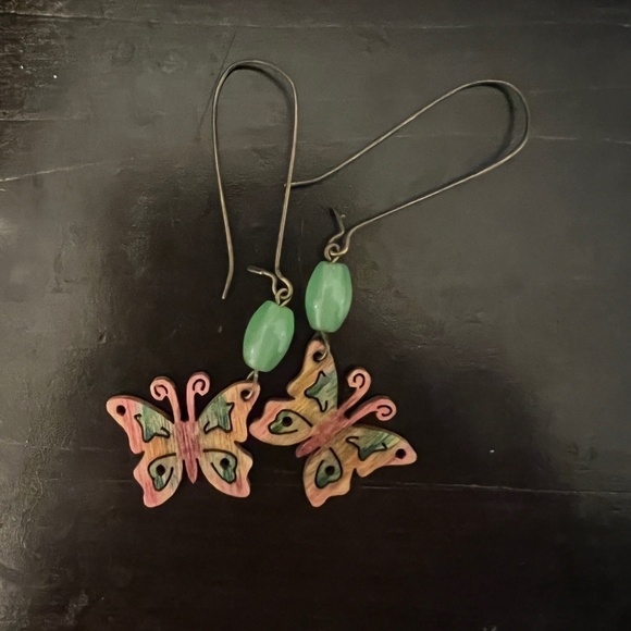 Butterfly earrings - Picture 1 of 2